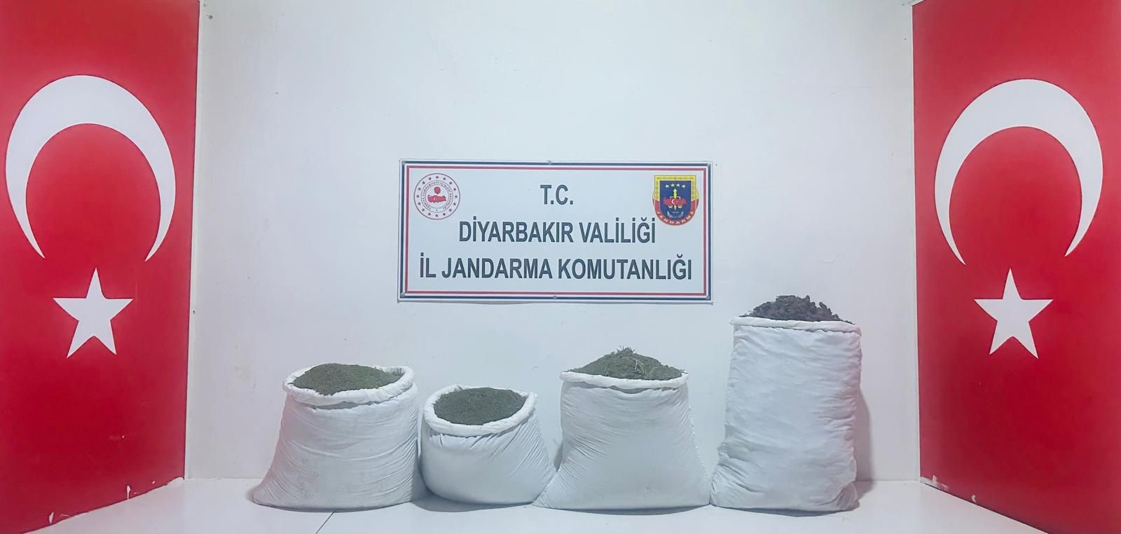 Diyarbakır'da uyuşturucu operasyonu: 68 kilogram esrar ele geçirildi