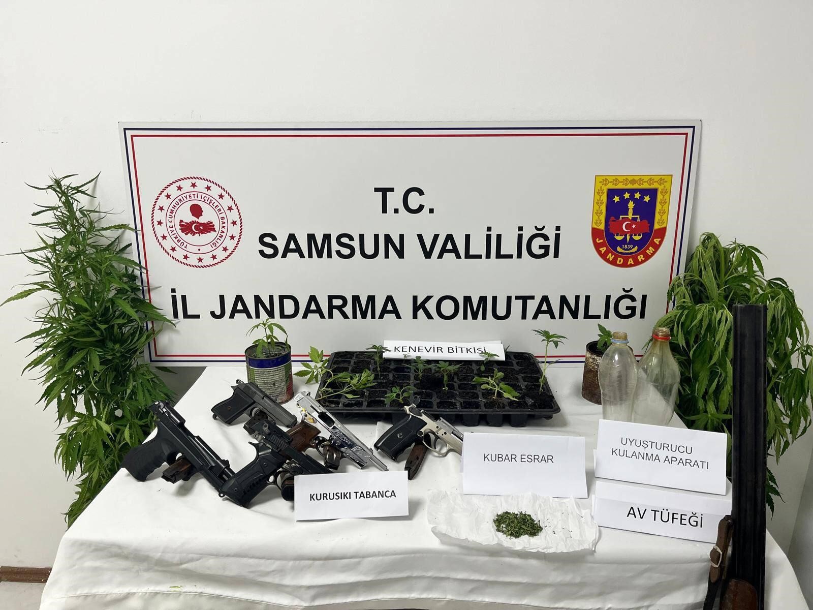 Samsun'da uyuşturucu operasyonu: 2 kişi yakalandı