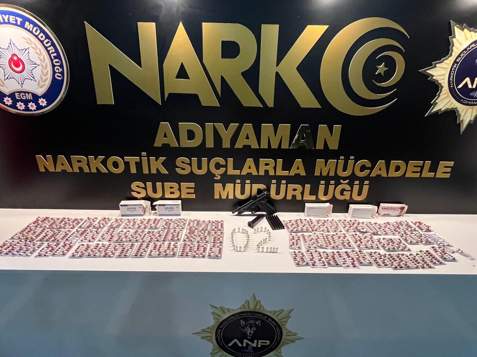 Adıyaman'da uyuşturucu operasyonu