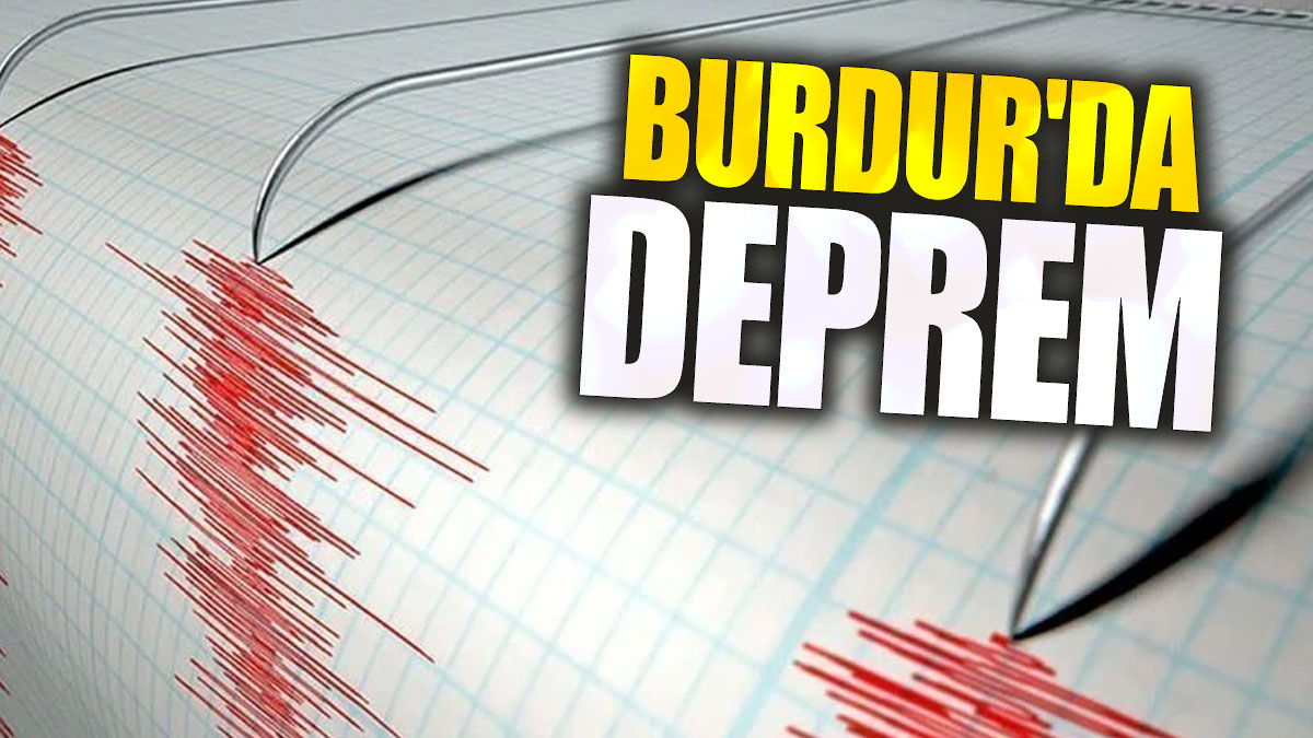 Burdur'da deprem