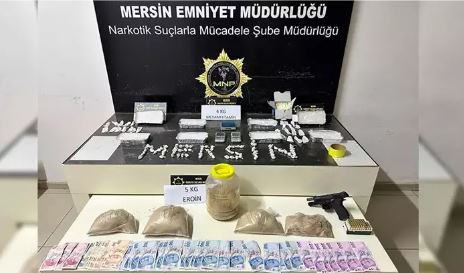 Mersin'de uyuşturucu operasyonu: Gözaltılar var