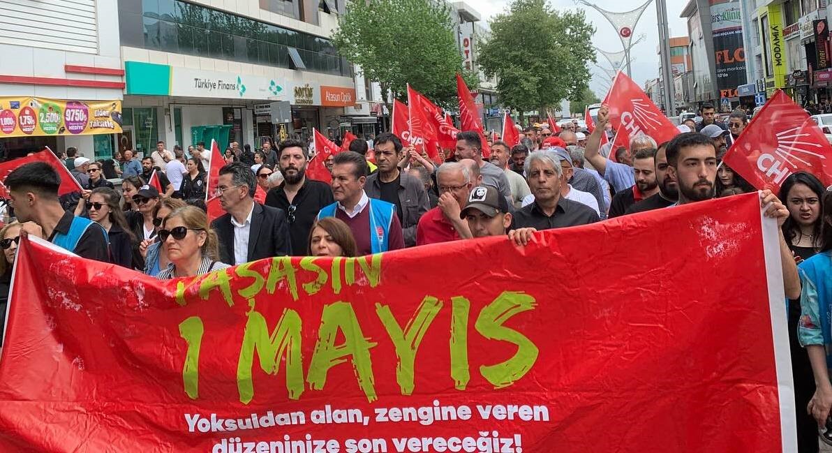 Erzincan’da 1 Mayıs böyle kutlandı