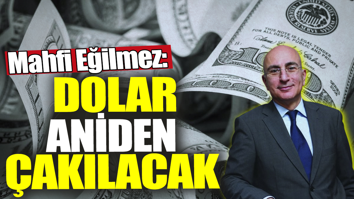 Mahfi Eğilmez: Dolar aniden çakılacak