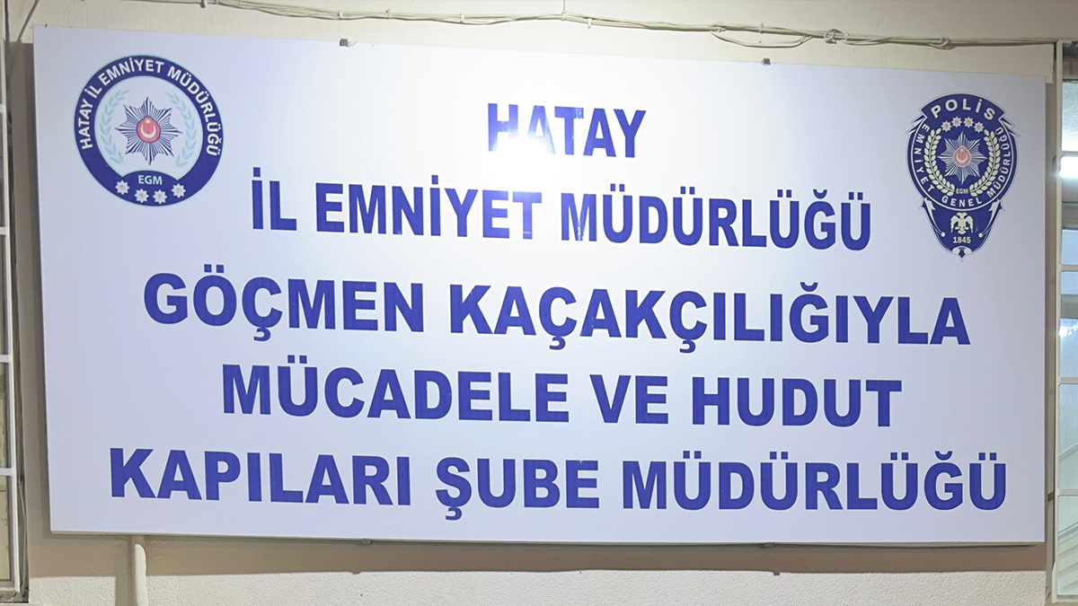 Hatay'da kaçak göçmenler yakalandı: 2 tutuklama