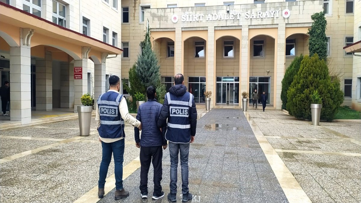 Siirt'te kesinleşmiş hapis cezası bulunan zehir taciri yakalandı