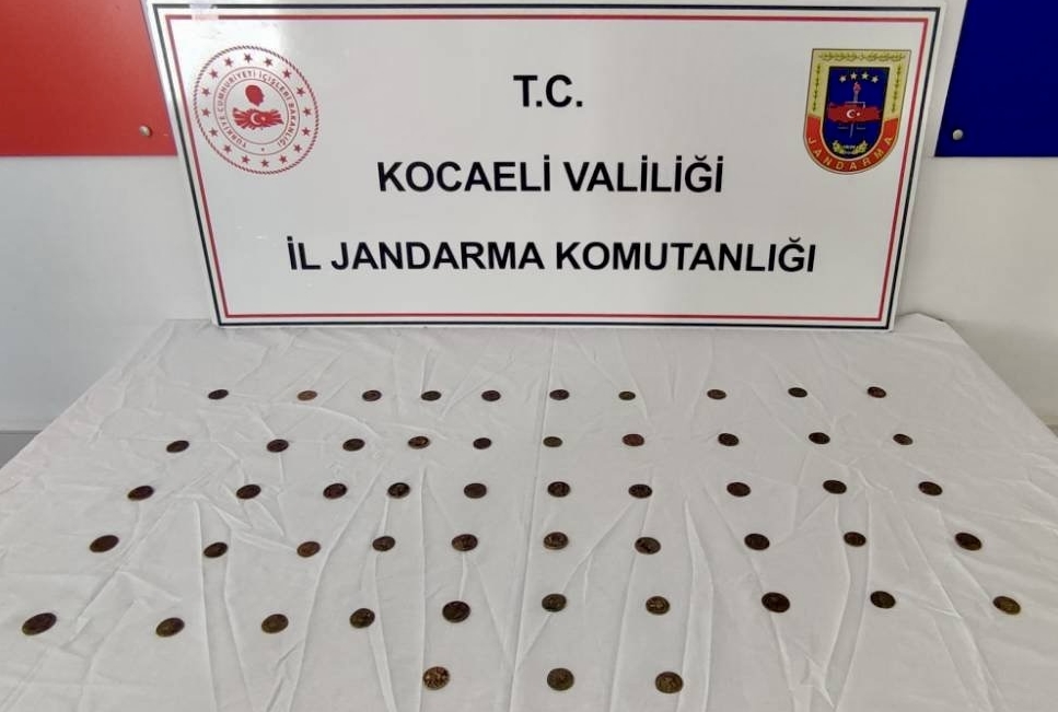 Kocaeli'de onlarca sikke ele geçirildi