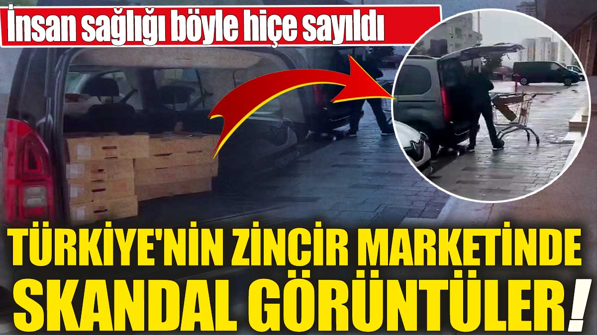 Türkiye'nin zincir marketinde skandal görüntüler! İnsan sağlığı böyle hiçe sayıldı