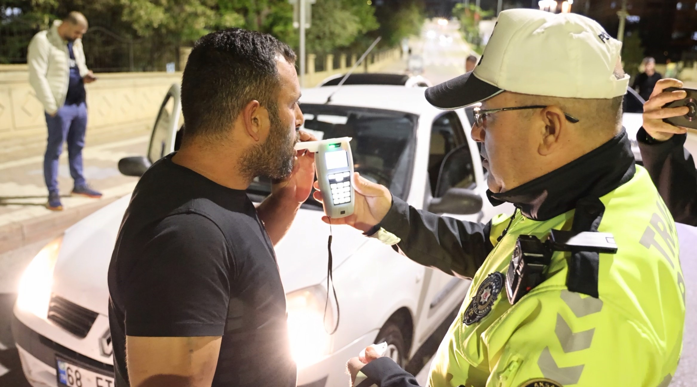 Trafik denetimine takıldı: Alkol promili fazla çıkınca polis affetmedi