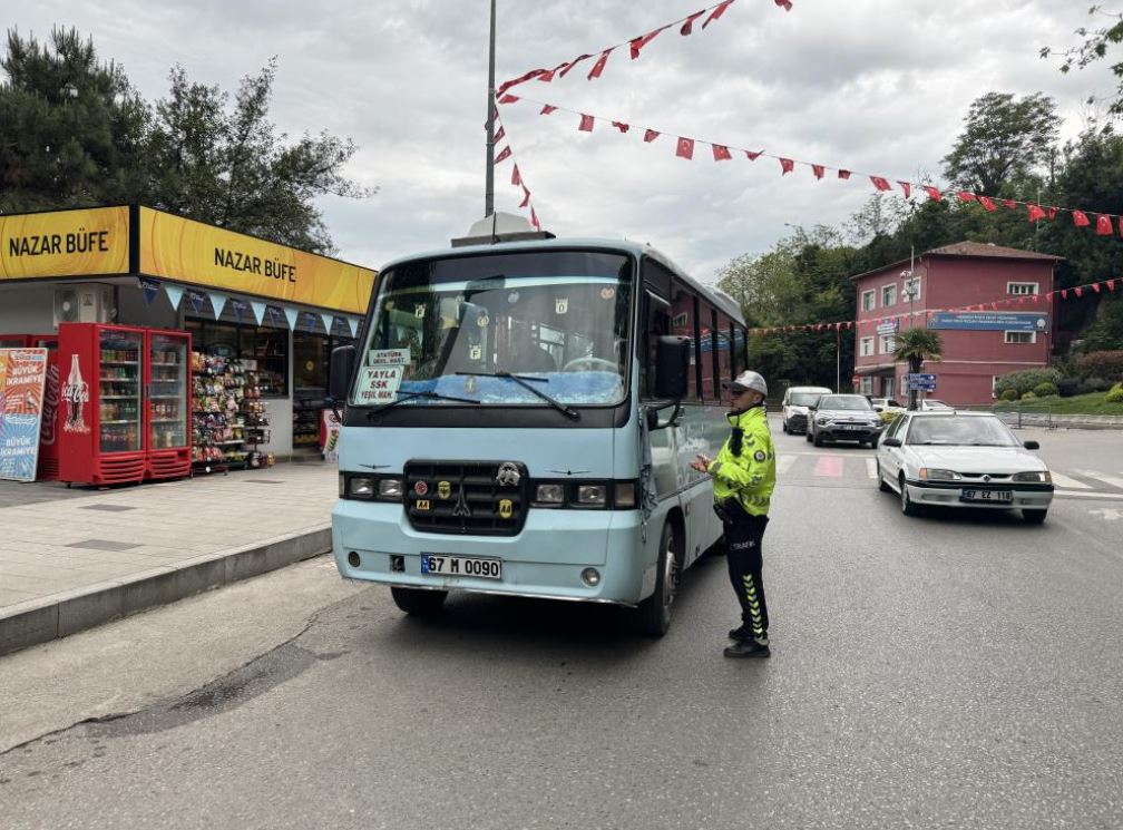 Zonguldak'ta araç denetimi