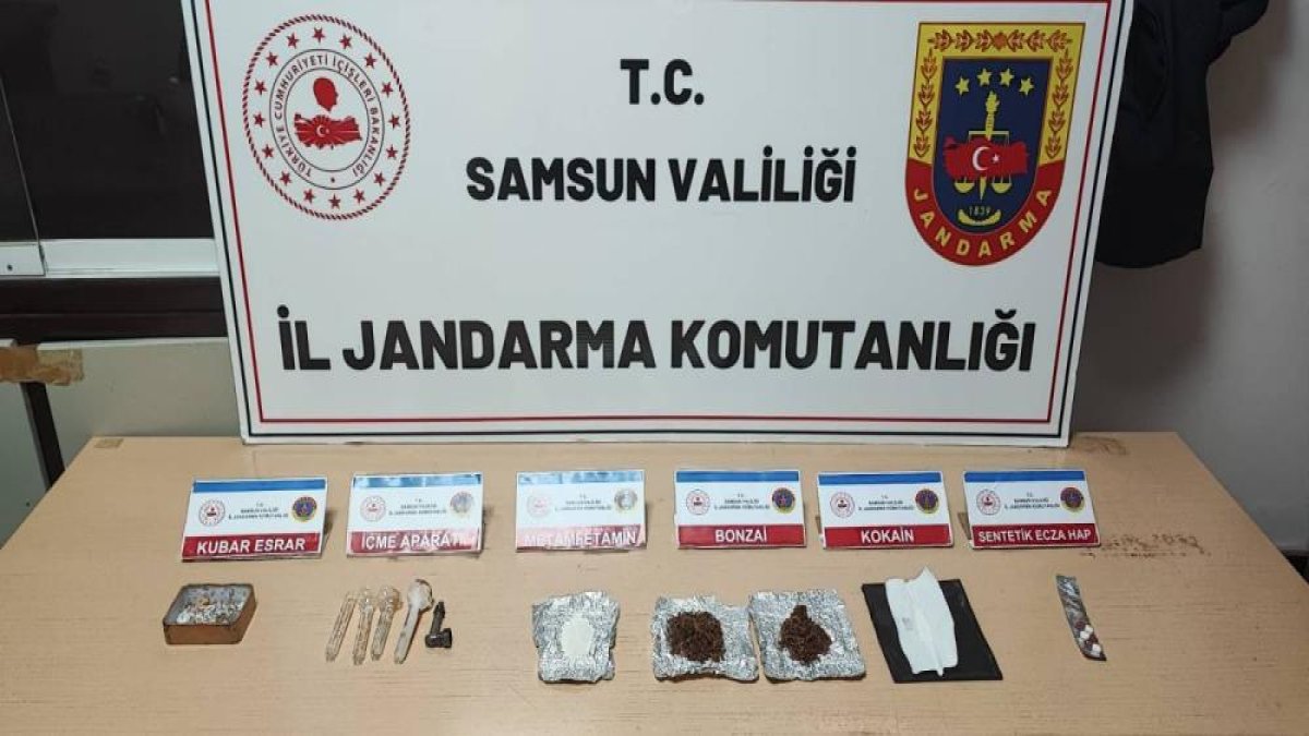 Samsun'da uyuşturucu operasyonu: 1 gözaltı