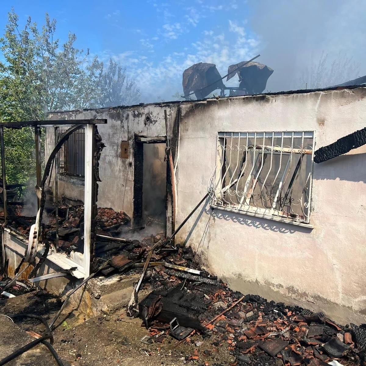 Kastamonu'da ev yangını