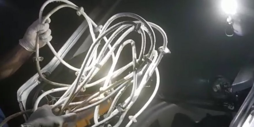 Elazığ'da kablo hırsızlığına 3 gözaltı