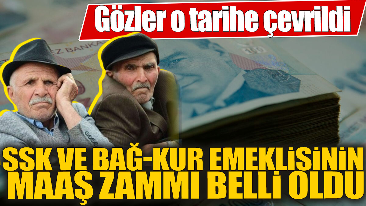 SSK ve Bağ-Kur emeklisinin maaş zammı belli oldu! Gözler o tarihe çevrildi