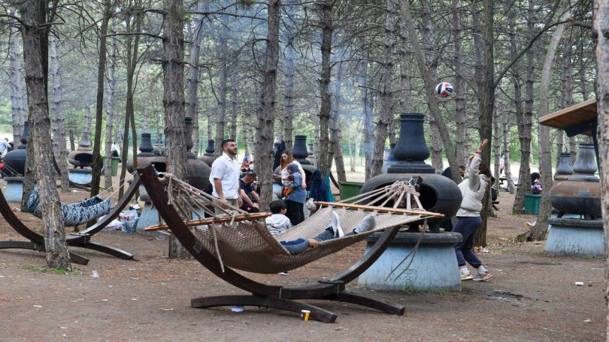 Park Ankara piknikçi akınına uğruyor