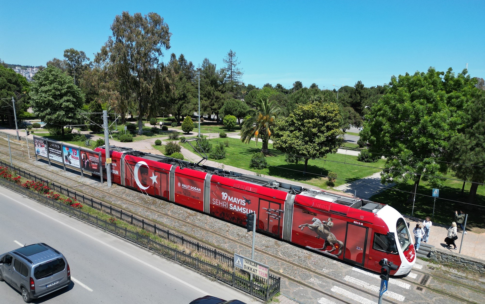 Samsun'da tramvaylar 19 Mayıs'a hazır