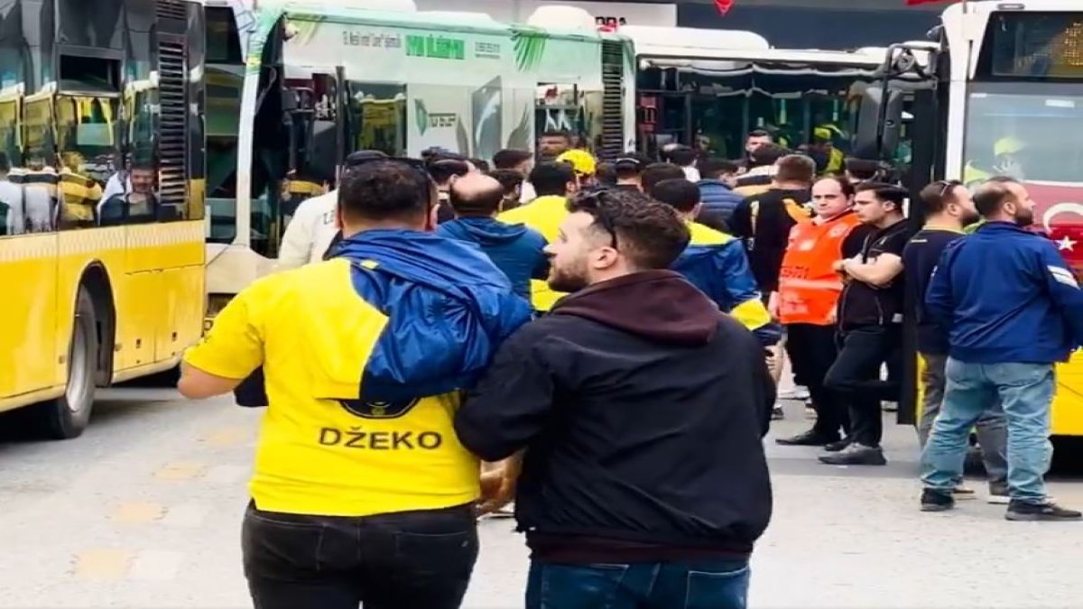 Fenerbahçe taraftarı RAMS Park'a ulaştı