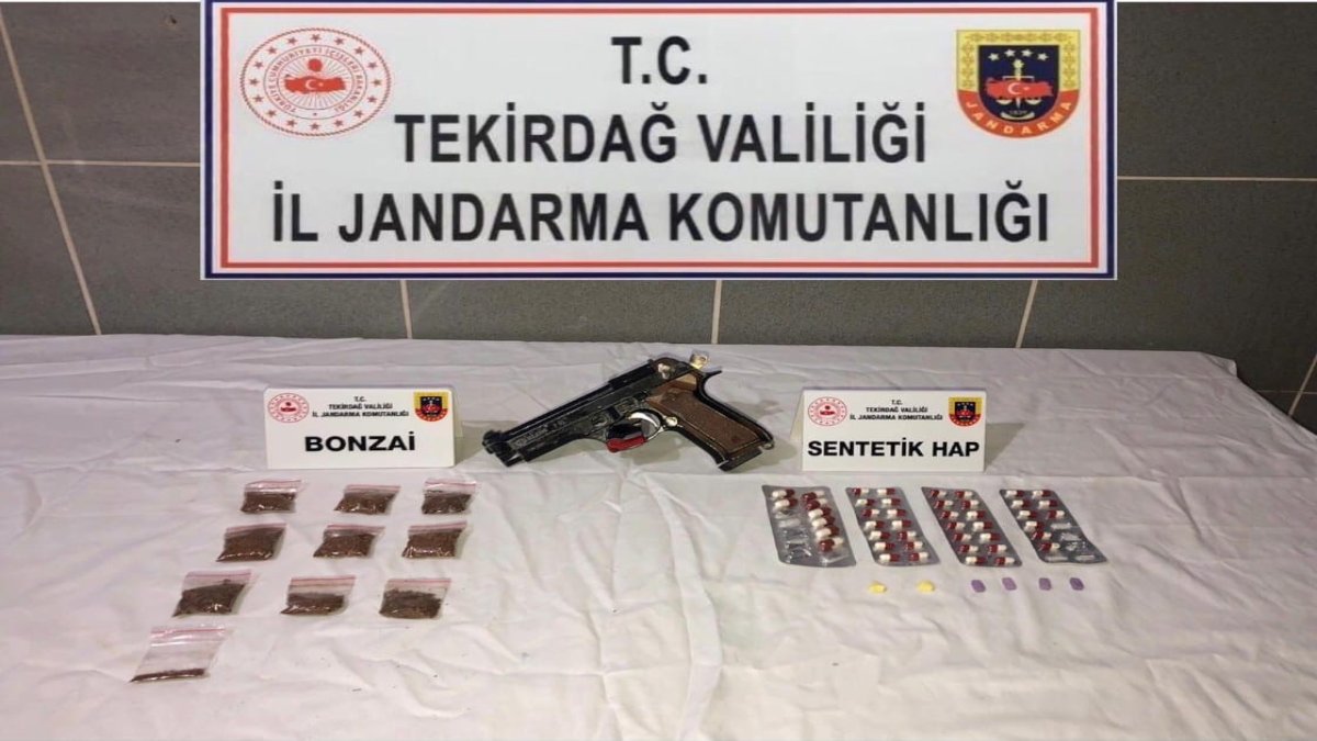 Tekirdağ'da suç makineleri jandarma tarafından yakalandı