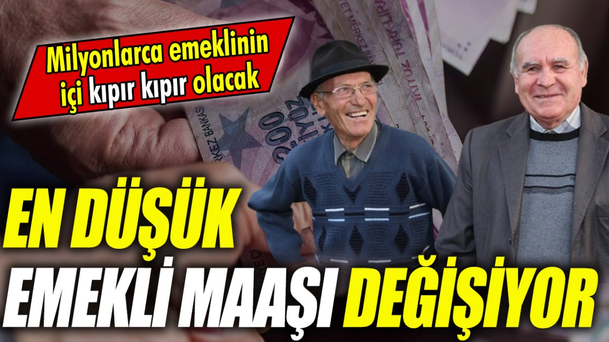 Milyonlarca emeklinin içi kıpır kıpır olacak ‘En düşük emekli maaşı değişiyor’