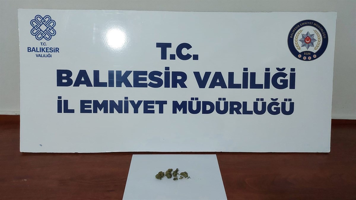 Balıkesir'de uyuşturucu operasyonu