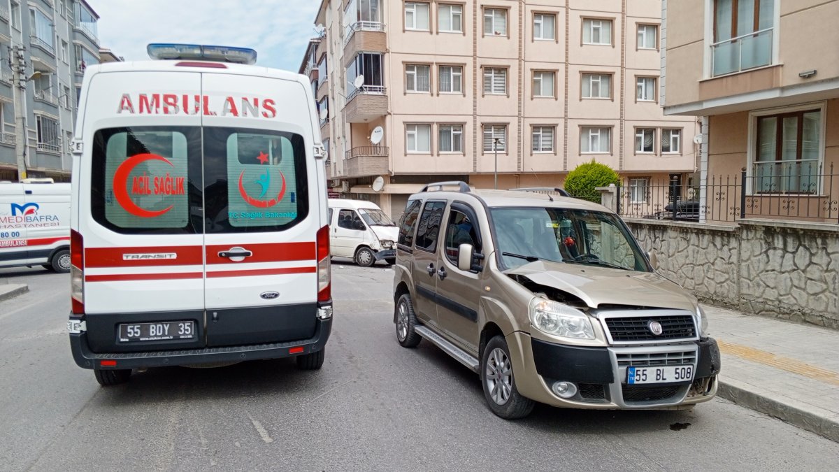 Samsun'da trafik kazası: Yaralılar var