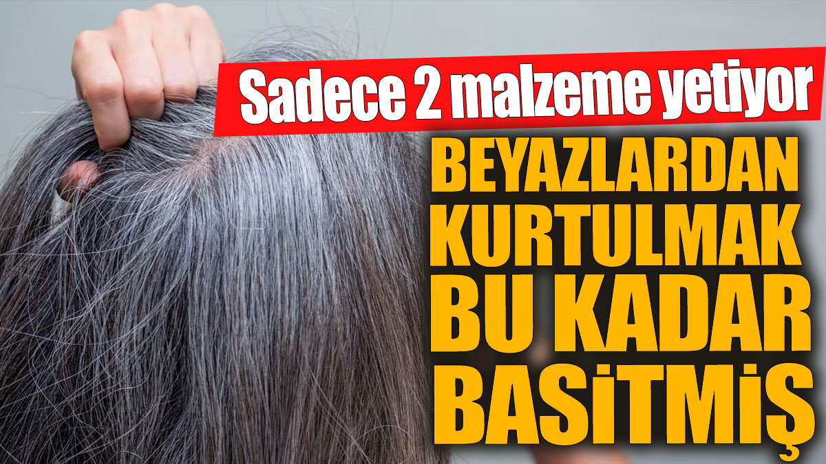 Beyazlardan kurtulmak bu kadar basitmiş! Sadece 2 malzeme yetiyor