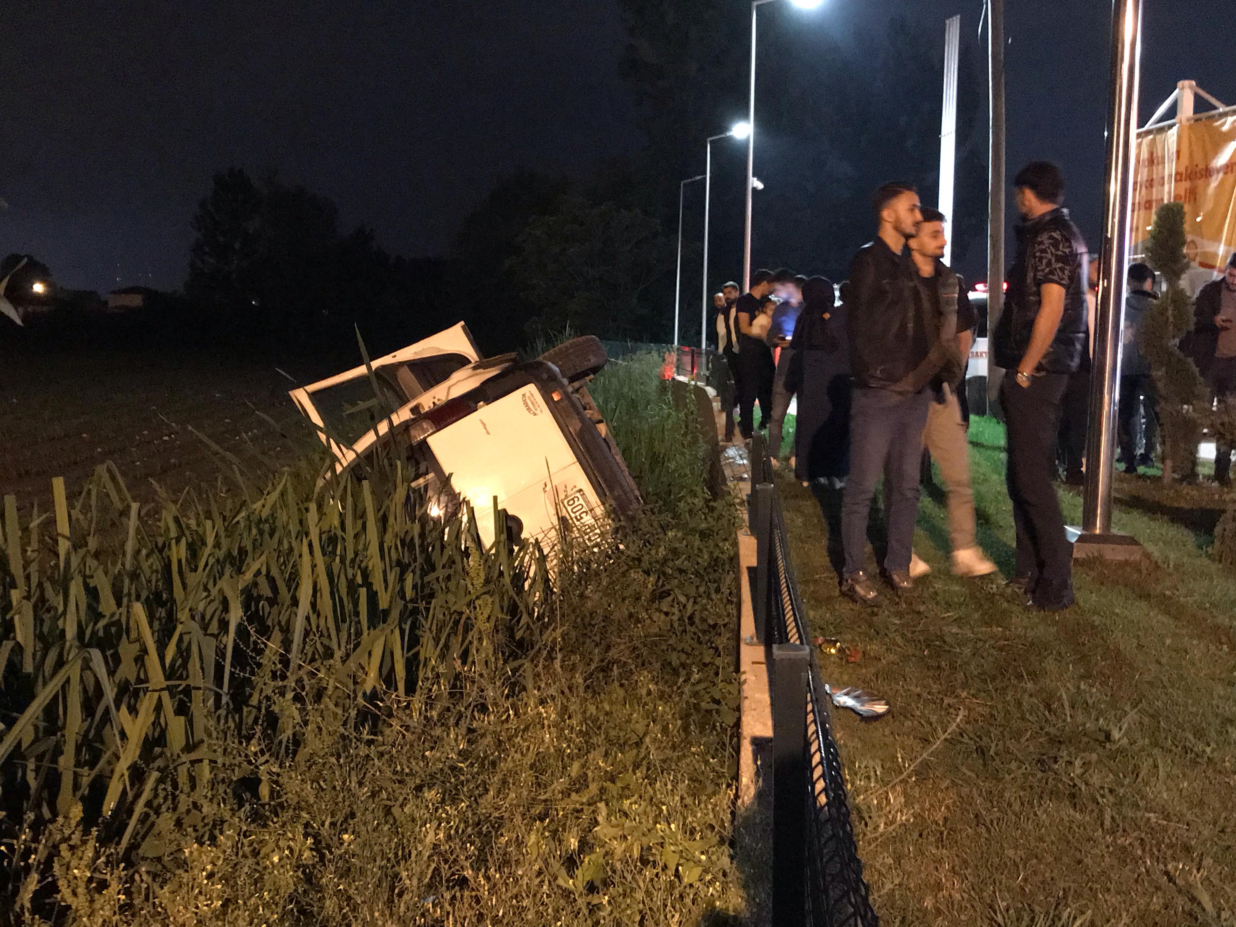 Sakarya’da kaza ‘2 yaralı’