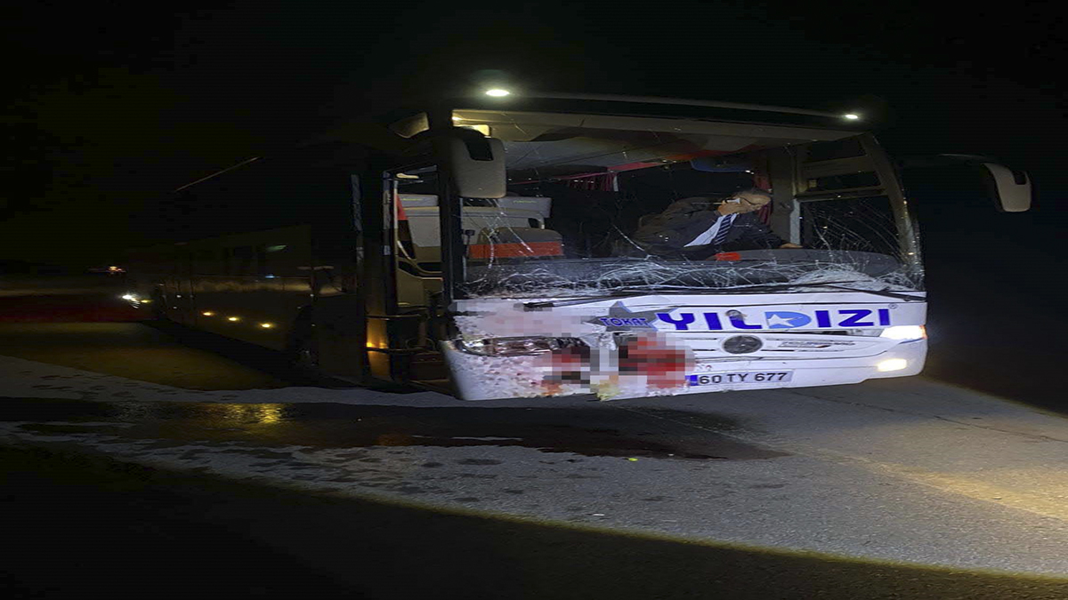 Bitlis Tatvan’da ata otobüs çarptı