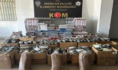 1 milyon 250 bin TL değerinde kaçakçılık faaliyetlerine operasyon