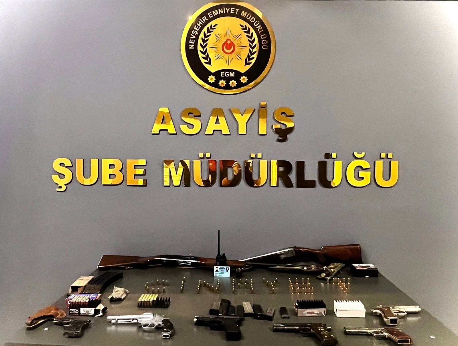 Nevşehir'de silah kaçakçılığı operasyonu