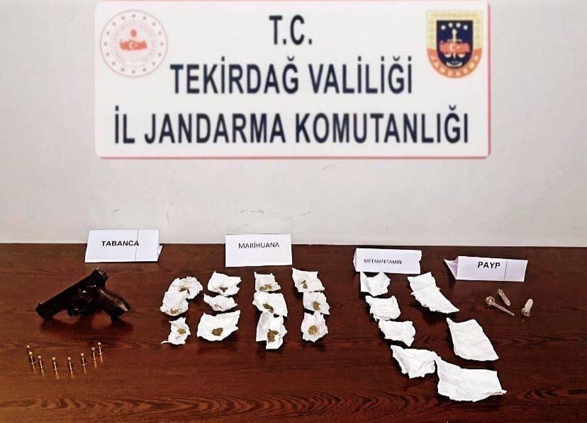 Tekirdağ'da uyuşturucu ve silah operasyonu: 11 gözaltı