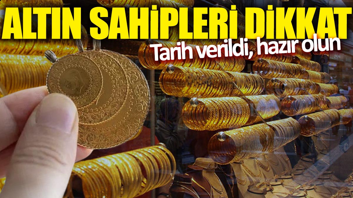 İslam Memiş altın için net tarih verdi