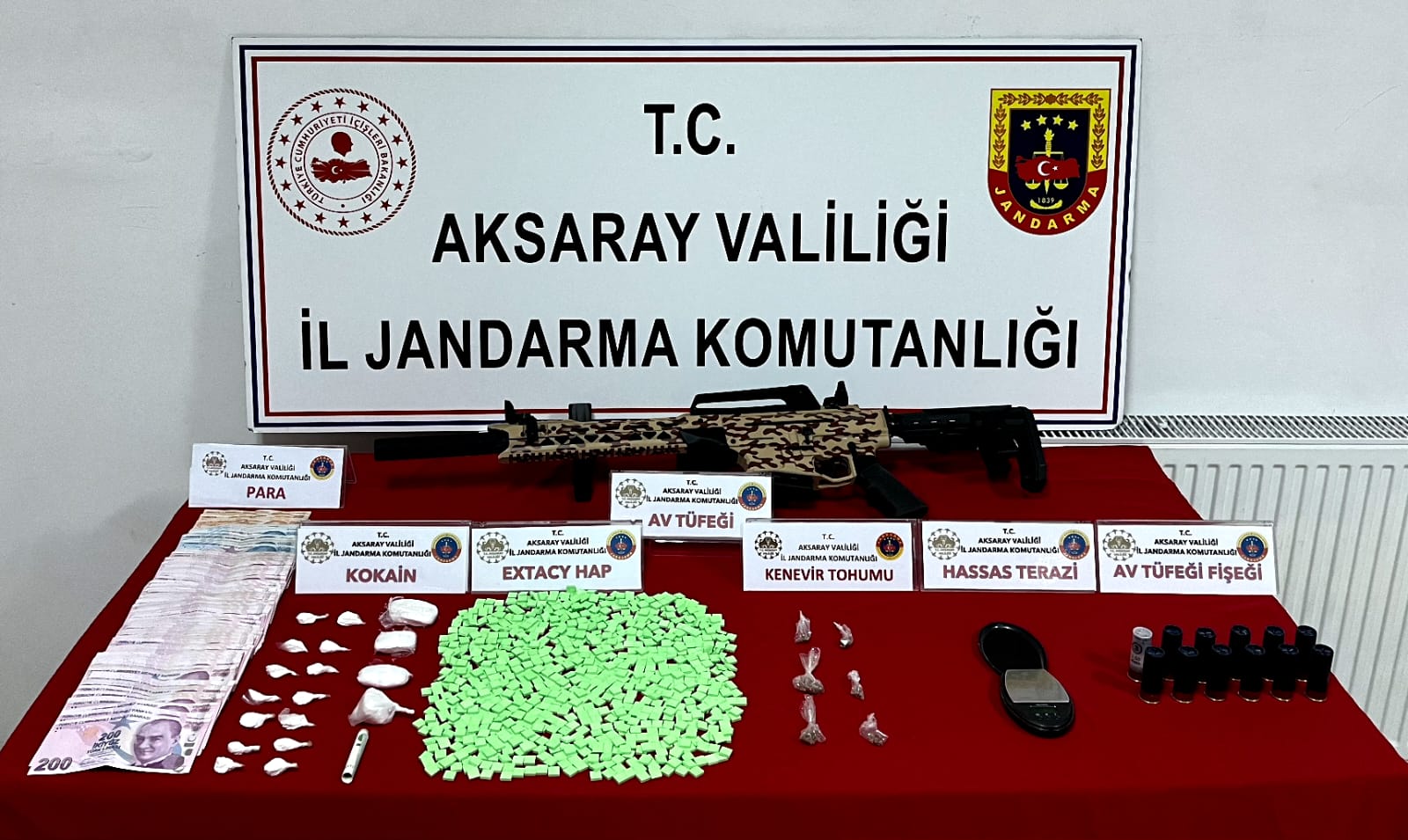 Aksaray’da zehir taciri tutuklandı