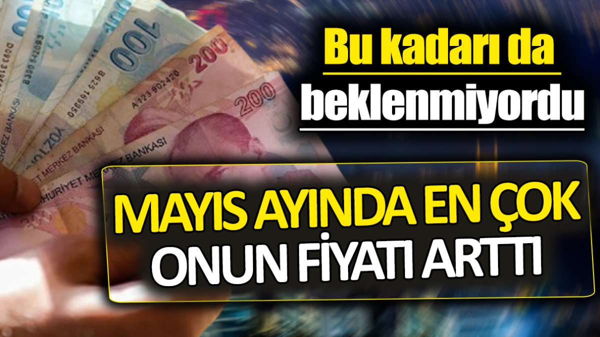 Mayıs ayında en çok onun fiyatı arttı 'Bu kadarı da beklenmiyordu'