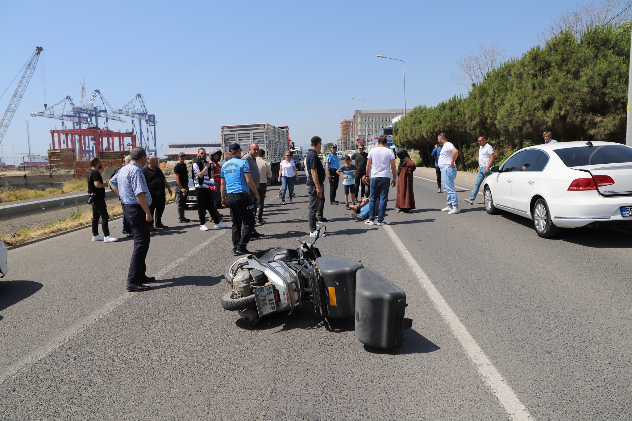 Tekirdağ’da kaza ‘2 kişi yaralandı’