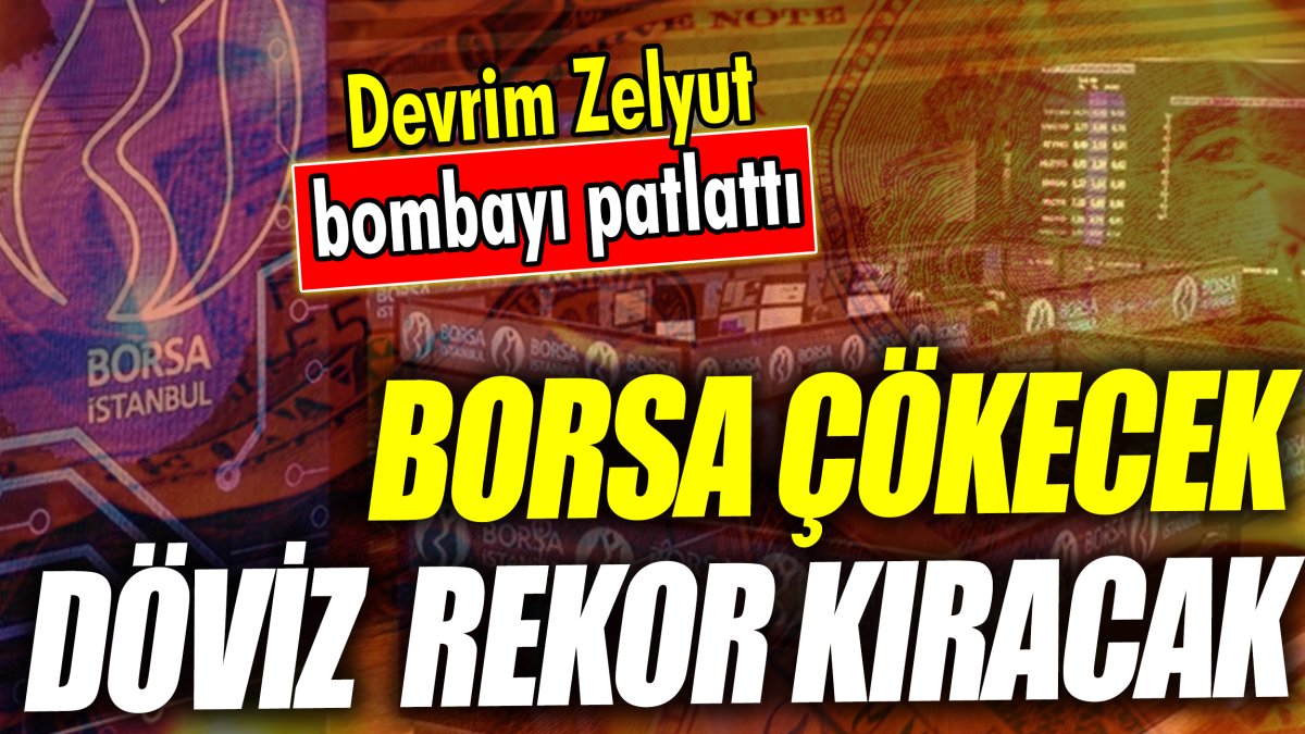 Devrim Zelyut: Borsa çökecek döviz rekor kıracak