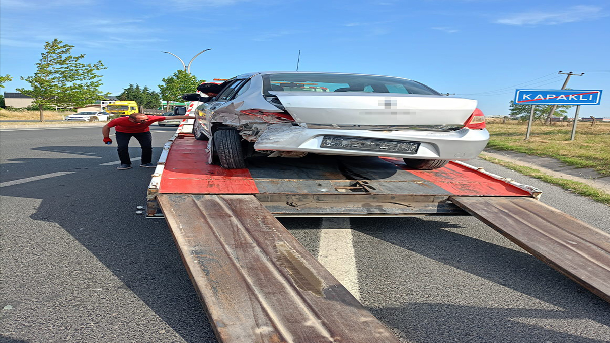 Tekirdağ’da zincirleme kaza