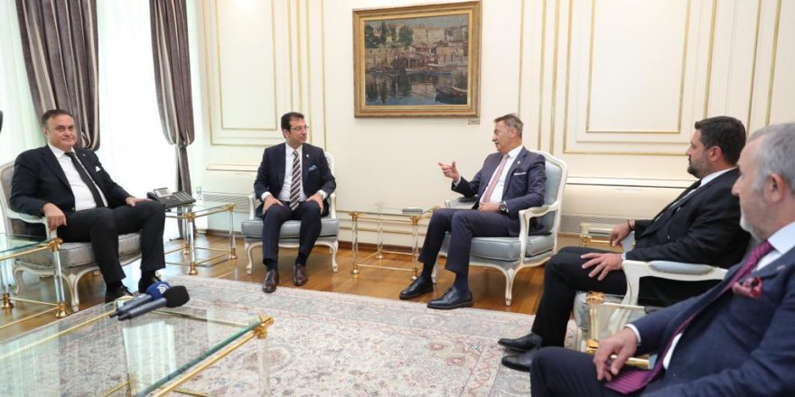 Beşiktaş'tan İmamoğlu'na tebrik ziyareti