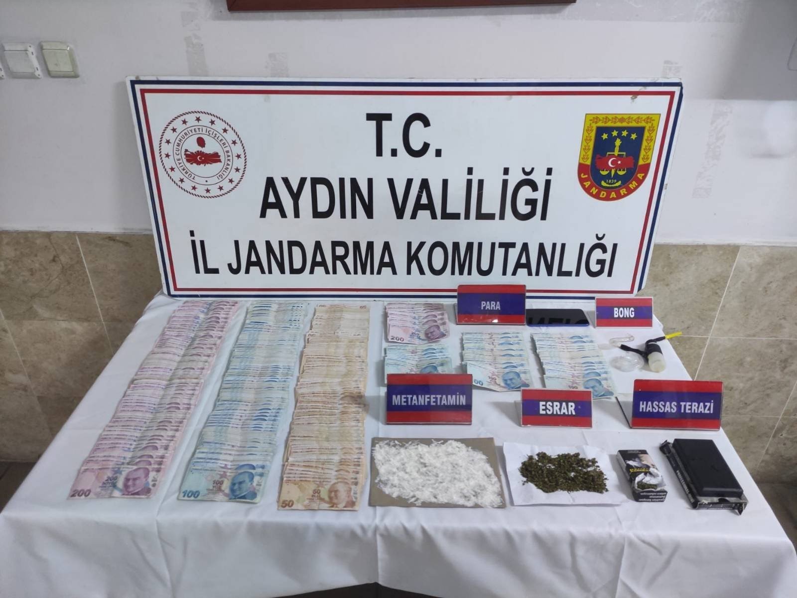 Aydın'da uyuşturucu operasyonu: 1 gözaltı