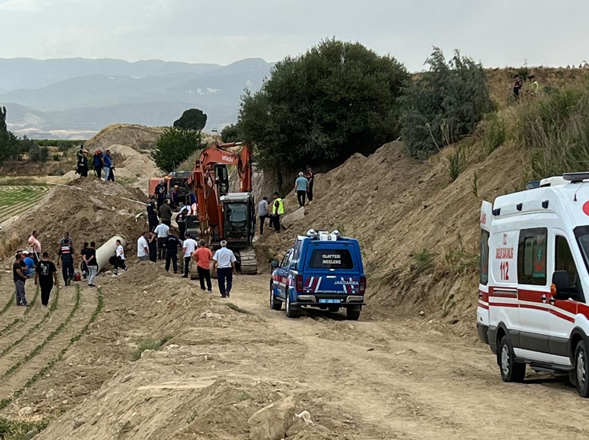 Denizli’de toprak kayması ‘1 ölü, 1 yaralı’