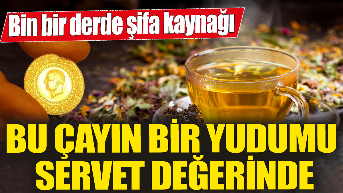 Bu çayın bir yudumu servet değerinde! Bin bir derde şifa kaynağı