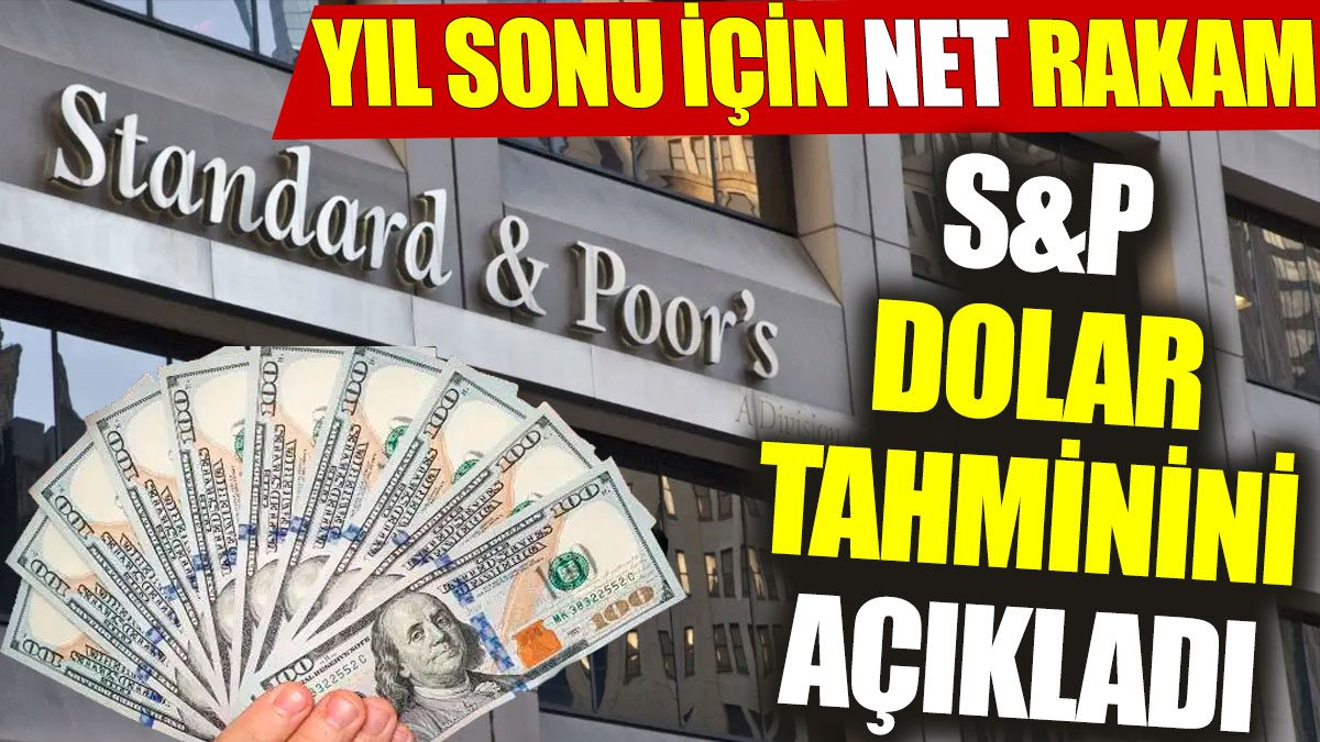 S&P dolar tahminini açıkladı: Yıl sonu için net rakam