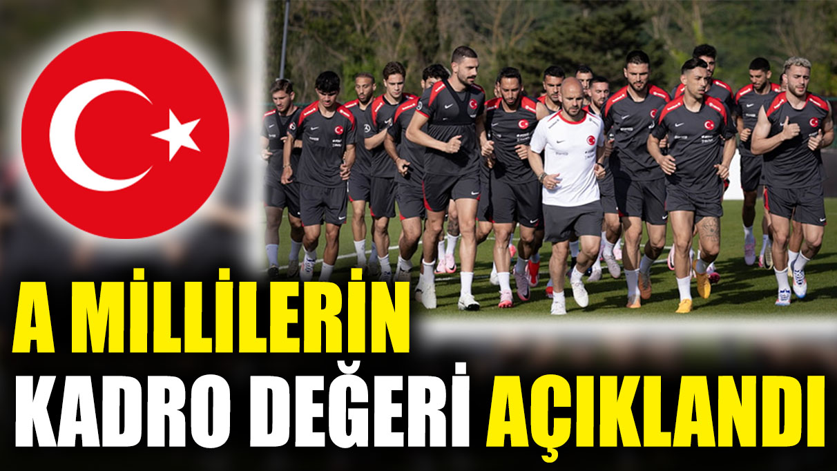 A Millilerin kadro değeri açıklandı