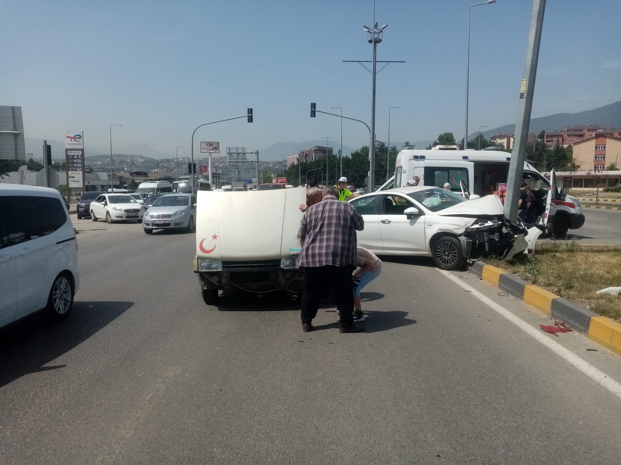 Karabük'te trafik kazası: 4 yaralı