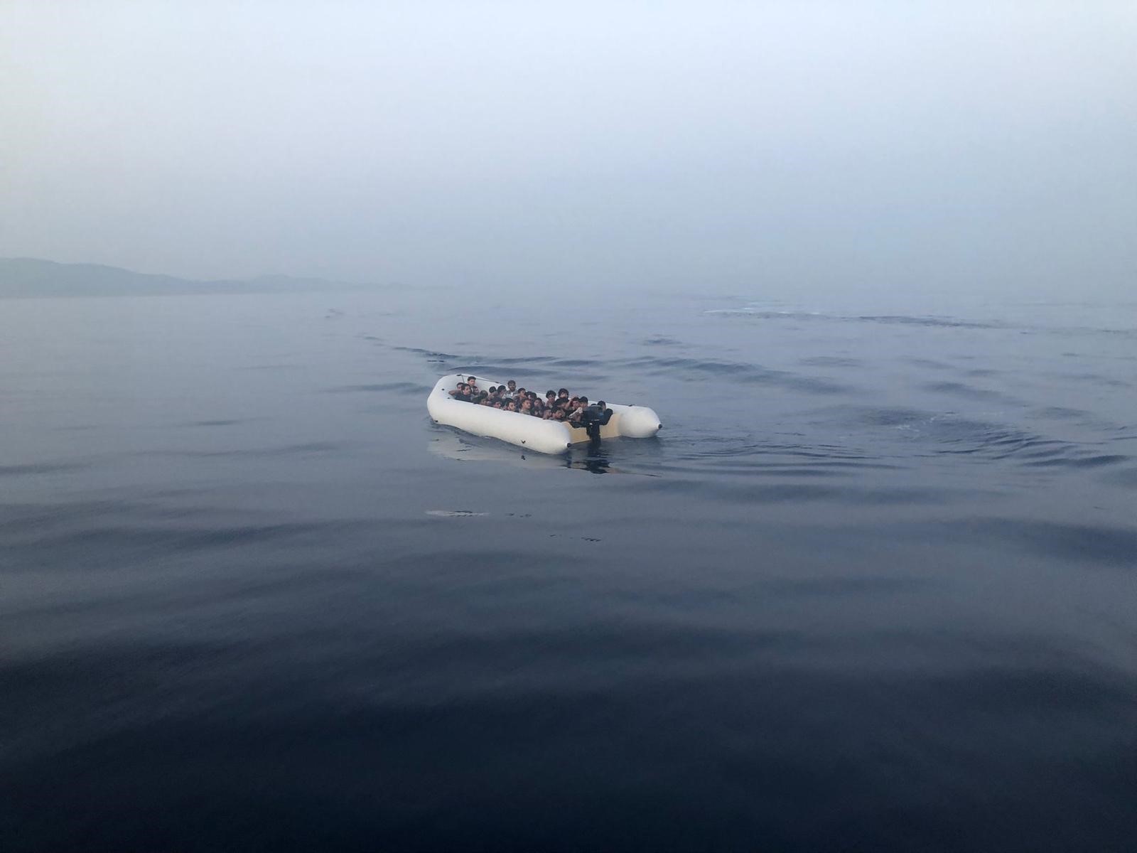 Bodrum'da 122 kaçak göçmen yakayı ele verdi