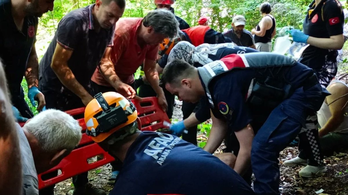 Yalova'da traktör şarampole devrildi