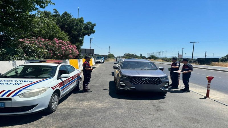 Aydın’da jandarmadan sıkı denetim