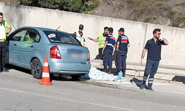 Sinop’ta tünel girişinde kaza