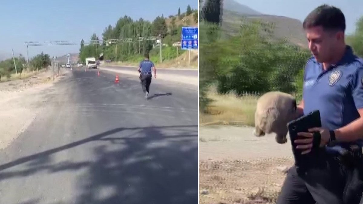 Polis bu sefer hayat kurtarmak için koştu