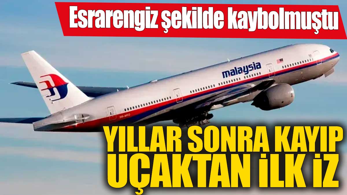 Esrarengiz şekilde kaybolmuştu! Yıllar sonra kayıp uçaktan ilk iz