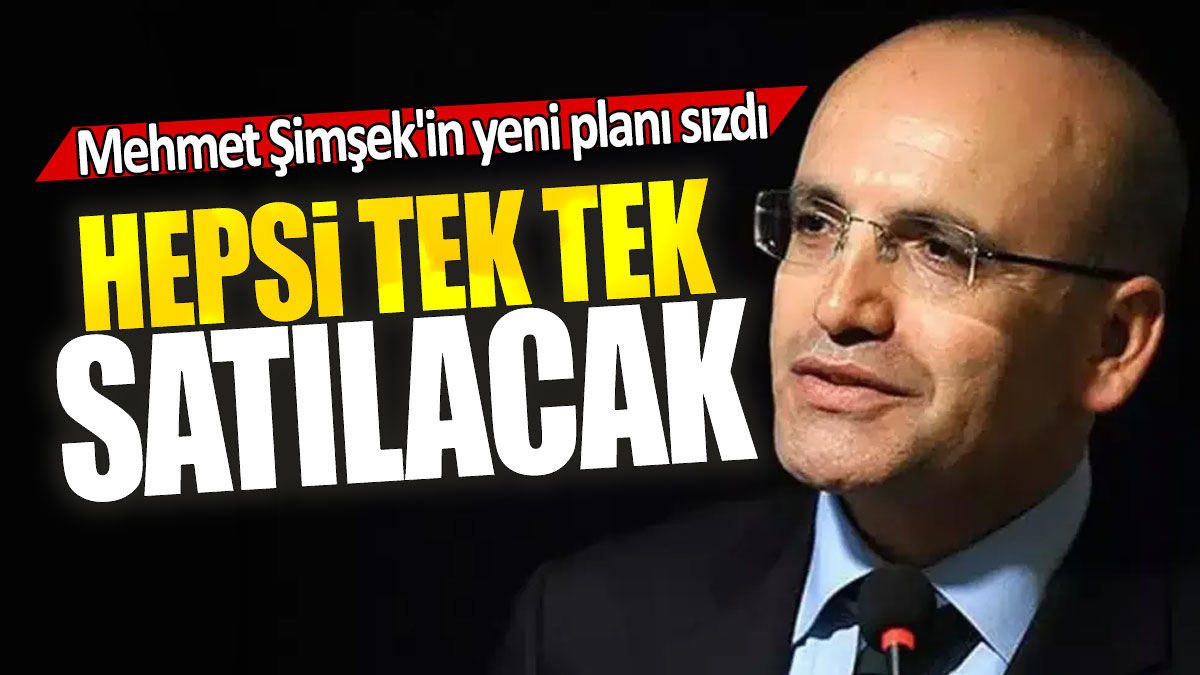 Mehmet Şimşek'in yeni planı sızdı: Hepsi tek tek satılacak